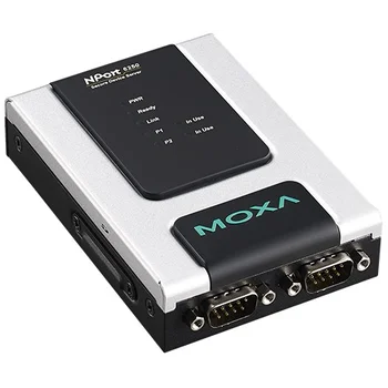 NPort 6250 2-портовый асинхронный сервер RS-232/422/485 в Ethernet с расширенным набором функций MOXA
